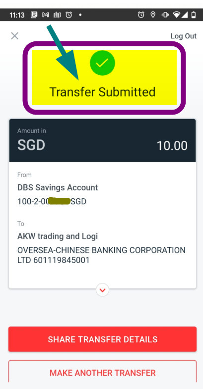 PayNow Bank Transfer to Taobao2SG